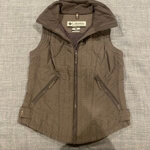 Columbia Sportswear Company Women's Interchange Vest Gray Size S Quilted
